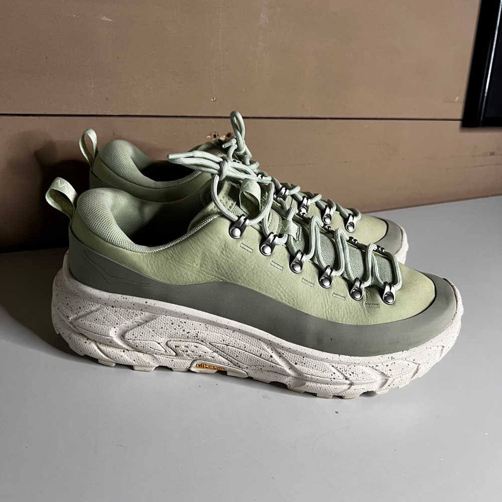 Hoka One One Tor Summit Sage Green Hiking Sneakers 1147952 Mens 11.5 Womens 12.5